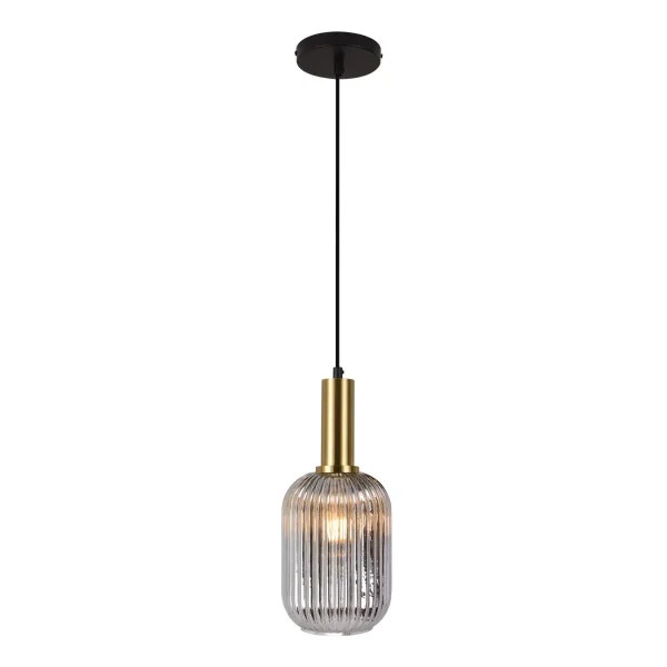 Sospensione a 1 luce Abat-jour Fumé Specchiato E27 Shelby| Lúzete Sospensione a 1 luce Abat-jour Fumé Specchiato E27 Shelby| Lúzete