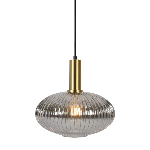 Lampada da soffitto 1 Luce Tulipa Fumé Ø30 E27 Shelby | Lampade e Illuminazione Lúzete