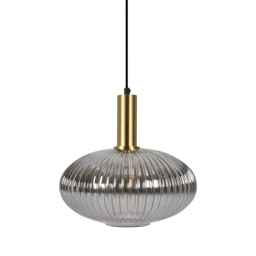 Lampada da soffitto 1 Luce Tulipa Fumé Ø30 E27 Shelby | Lampade e Illuminazione Lúzete