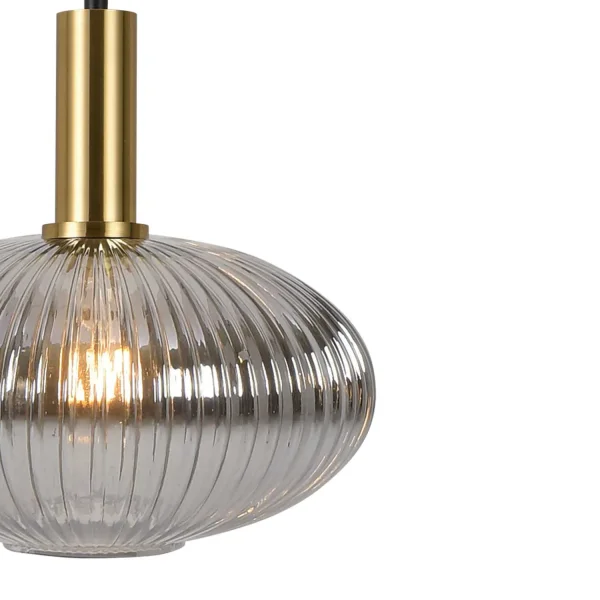 Lampada da soffitto 1 Luce Tulipa Fumé Ø30 E27 Shelby | Lampade e Illuminazione Lúzete