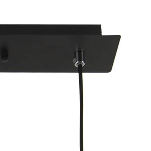 LÁMPARA DE TECHO 4 LUCES NEGRA GU10 ADARA