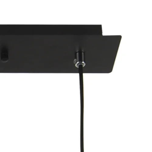 LÁMPARA DE TECHO 4 LUCES NEGRA GU10 ADARA