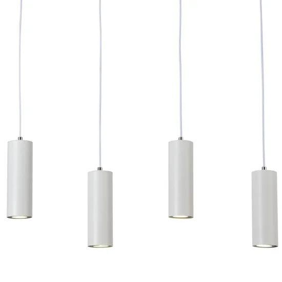 Lampada da soffitto a 4 luci Bianco GU10 Adara| Lúzete 2