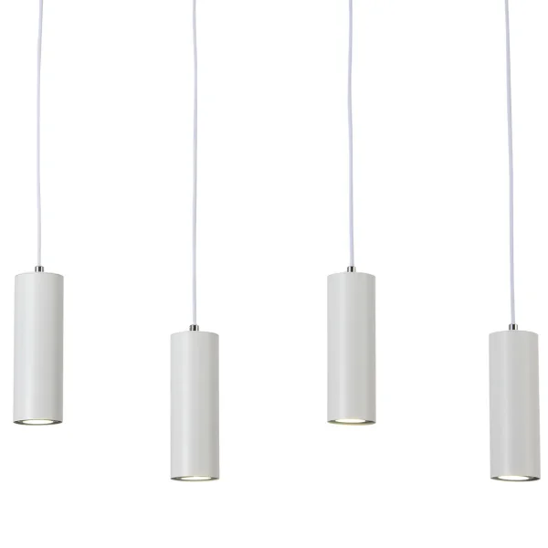 Lampada da soffitto a 4 luci Bianco GU10 Adara| Lúzete