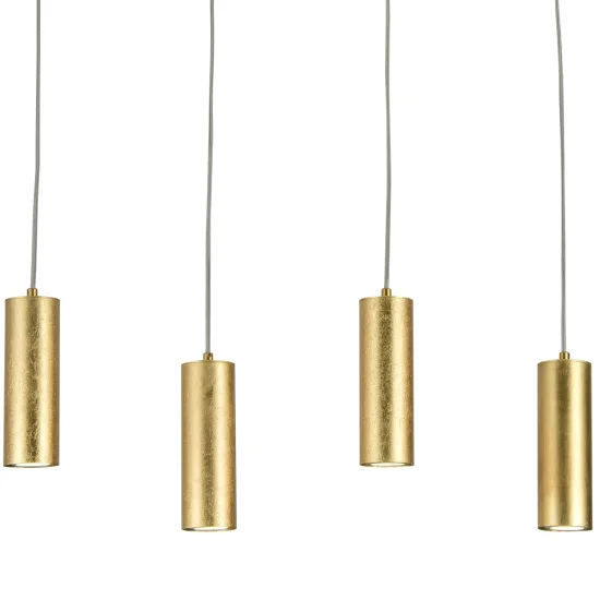 LÁMPARA DE TECHO 4 LUCES PAN DE ORO GU10 ADARA 2