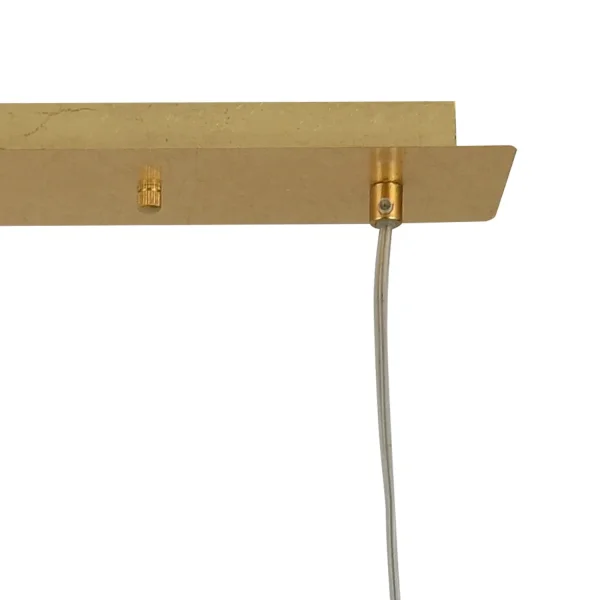 Lampada da soffitto a 4 luci in foglia d'oro GU10 Adara | Lúzete