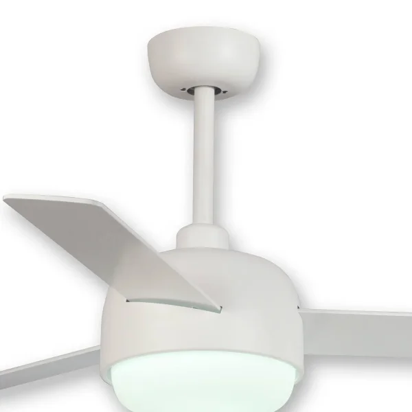 VENTILATORE A SOFFITTO LED 24 W DIMMERABILE BIANCO RIVERDALE