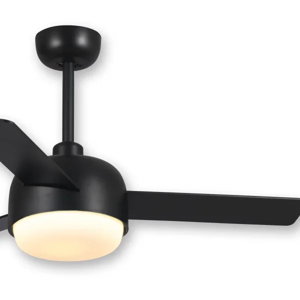 VENTILATORE A SOFFITTO LED 24 W DIMMERABILE NERO RIVERDALE VENTILATORE A SOFFITTO LED 24 W DIMMERABILE NERO RIVERDALE