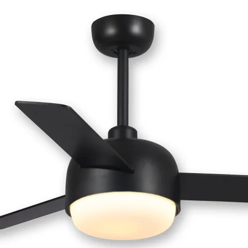 VENTILATORE A SOFFITTO LED 24 W DIMMERABILE NERO RIVERDALE VENTILATORE A SOFFITTO LED 24 W DIMMERABILE NERO RIVERDALE