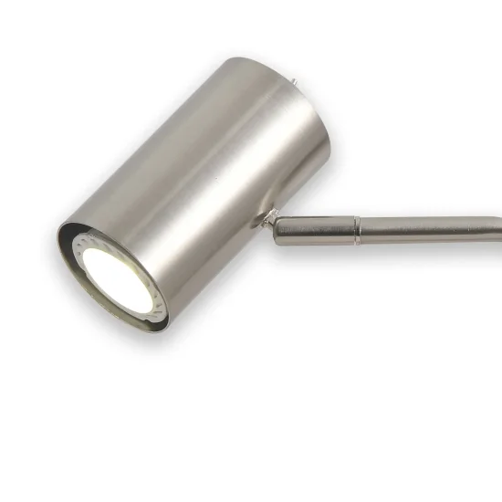 LAMPADA DA TAVOLO ADARA IN ACCIAIO NICKEL SATINATO 2