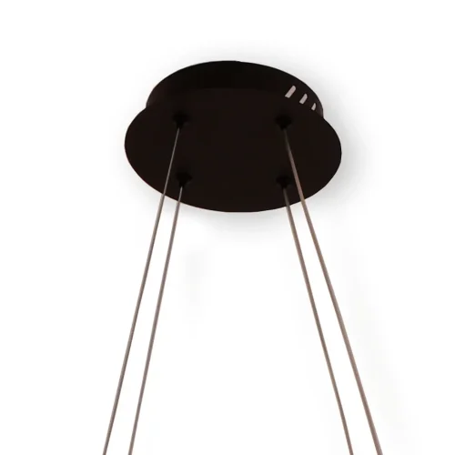PLAFONIERA LED 83 W 4000K ∅78 CM NERO LUMINOZA