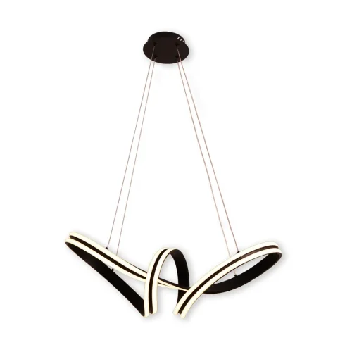 PLAFONIERA LED 83 W 4000K ∅78 CM NERO LUMINOZA