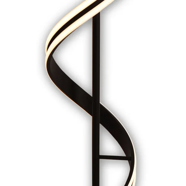 LAMPADA DA TERRA LED 26 W 4000K NERO LUMINOZA