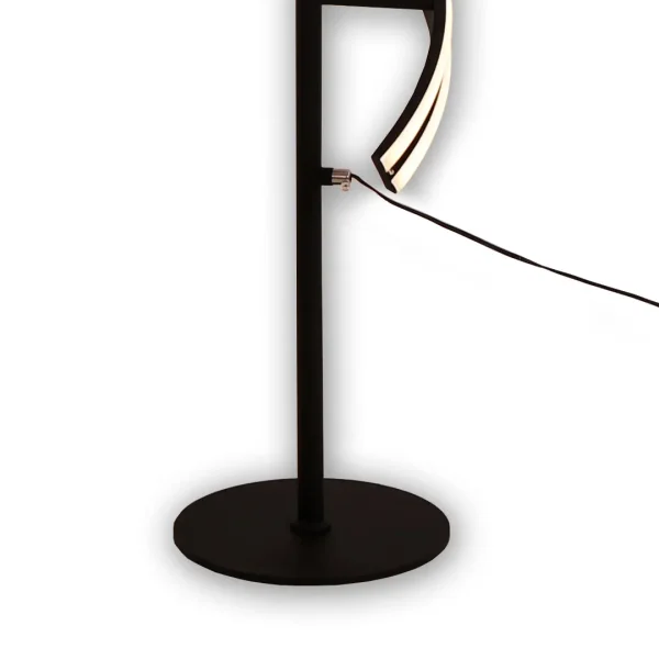 LAMPADA DA TERRA LED 26 W 4000K NERO LUMINOZA