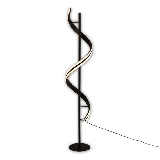 LAMPADA DA TERRA LED 26 W 4000K NERO LUMINOZA