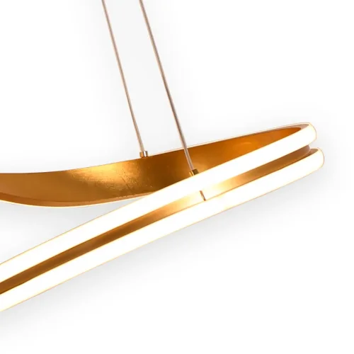 PLAFONIERA LED 83 W 4000K ∅78 CM FOGLIA ORO LUMINOZA
