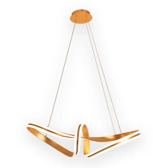PLAFONIERA LED 83 W 4000K ∅78 CM FOGLIA ORO LUMINOZA 2