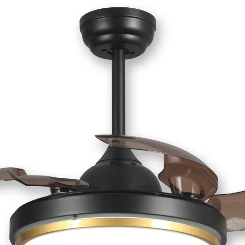 VENTILATORE DA SOFFITTO LED 29 W DIMMERABILE NERO PIEGHEVOLE SILVERSTONE VENTILATORE DA SOFFITTO LED 29 W DIMMERABILE NERO PIEGHEVOLE SILVERSTONE