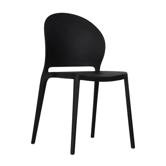 SEDIA IMPILABILE HARLEM NERA 2