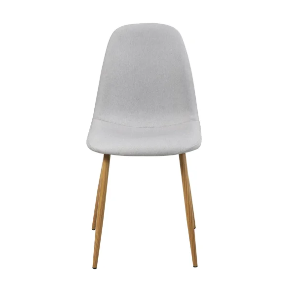 SEDIA DA PRANZO IMBOTTITA GRIGIO CHIARO