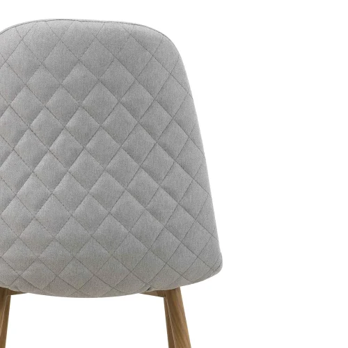 SEDIA DA PRANZO IMBOTTITA GRIGIO CHIARO