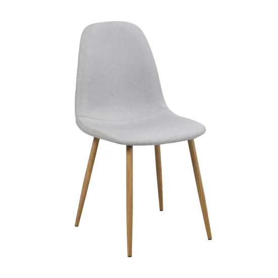 SEDIA DA PRANZO IMBOTTITA GRIGIO CHIARO