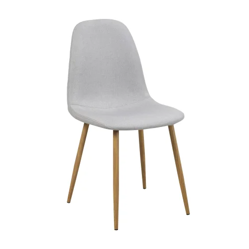 SEDIA DA PRANZO IMBOTTITA GRIGIO CHIARO