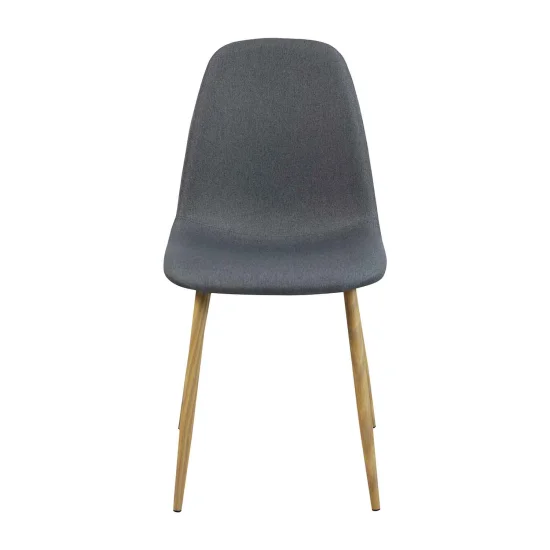 SEDIA DA PRANZO IMBOTTITA GRIGIO SCURO 2