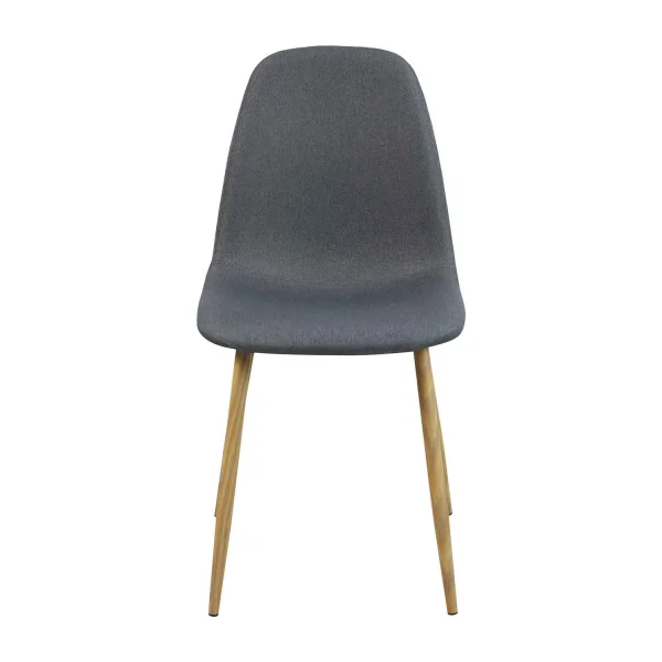 SEDIA DA PRANZO IMBOTTITA GRIGIO SCURO