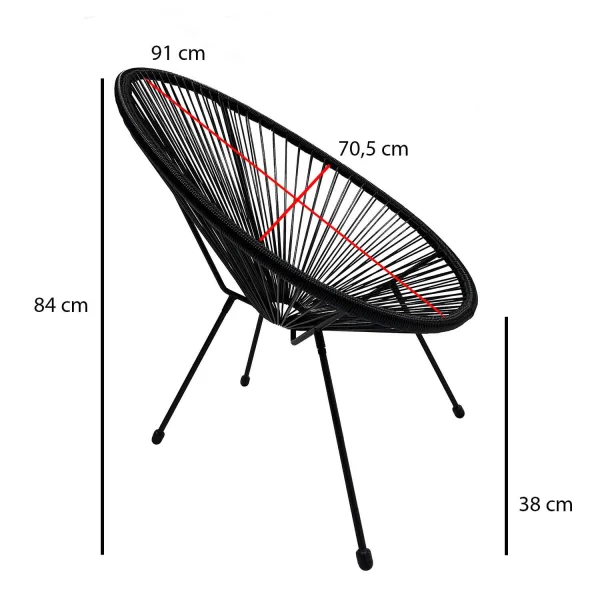 SEDIA MIAMI SPRINGS NERA SEDIA MIAMI SPRINGS NERA