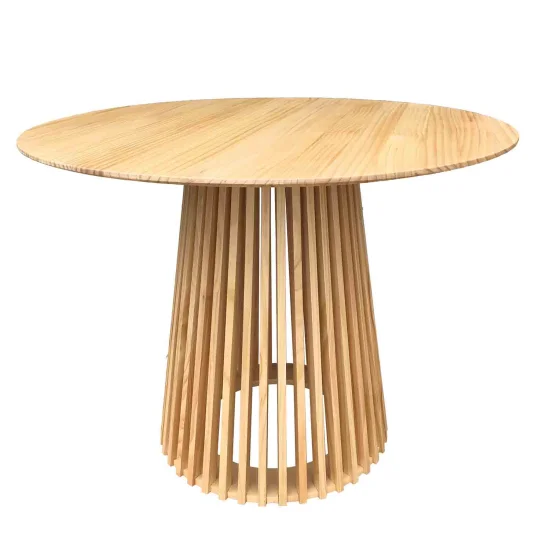 TAVOLO DA PRANZO IN LEGNO NATURALE NEREA