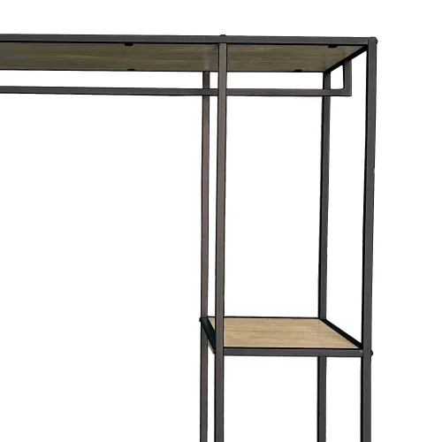 SCAFFALE APPENDIABITI IN ROVERE SELENE/NERO