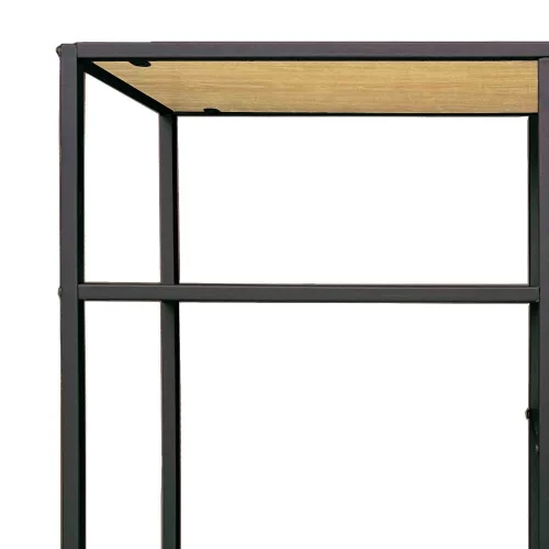 SCAFFALE BASSO SELENE ROVERE/NERO SCAFFALE BASSO SELENE ROVERE/NERO
