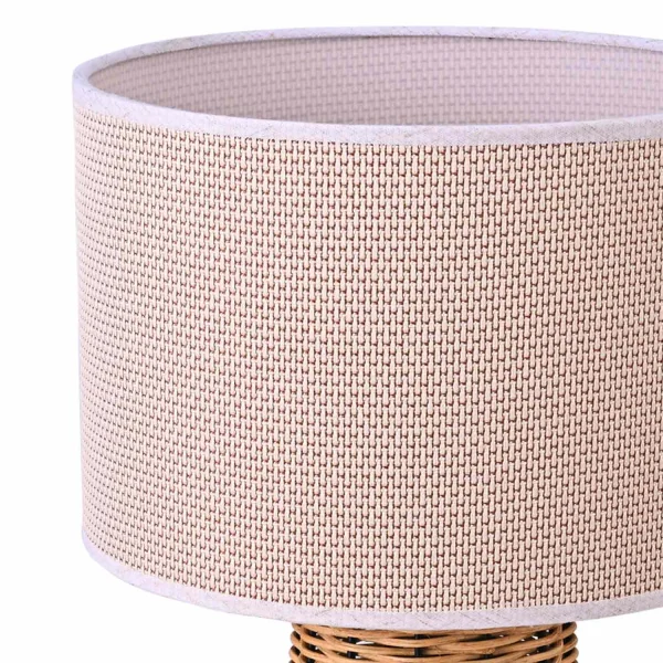 LAMPADA DA TAVOLO IN RATTAN CAROLINA