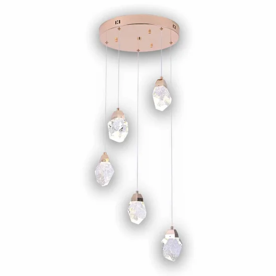 LAMPADA DA SOFFITTO LED 5 LUCI 24 W 4000K GISELLE 2