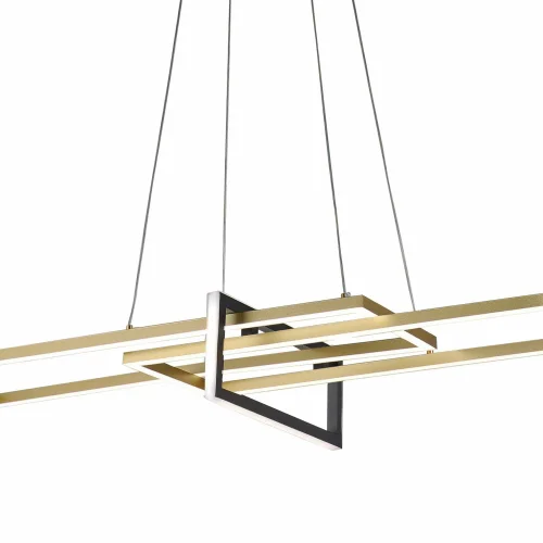 LAMPADA DA SOFFITTO LED ORIENTABILE 40 W NERO/ORO ATTICUS