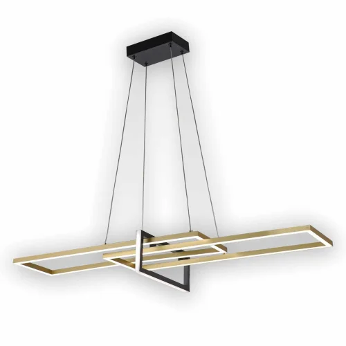 LAMPADA DA SOFFITTO LED ORIENTABILE 40 W NERO/ORO ATTICUS