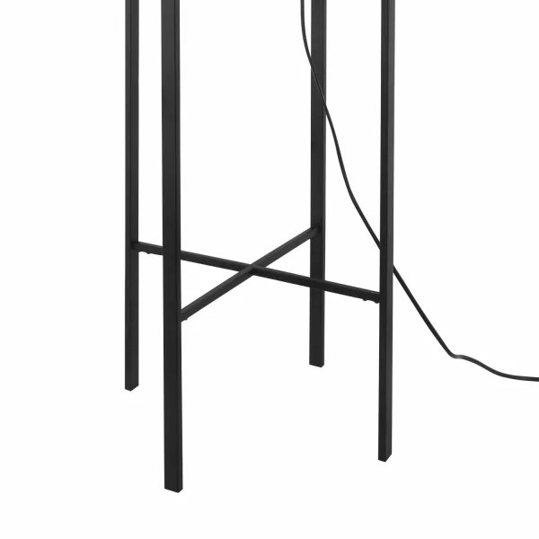 LAMPADA DA PIEDI NERA/FUMÉ CORDELIA