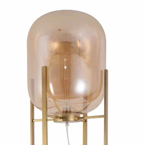 LAMPADA DA TERRA DORATO/AMBER CORDELIA