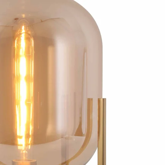 LAMPADA DA TAVOLO CORDELIA ORO/AMBRA 2