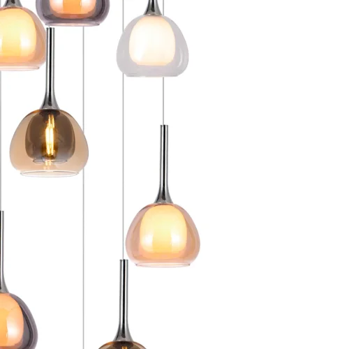 LAMPADA DA SCALA 12 LUCI E14 NOLINA