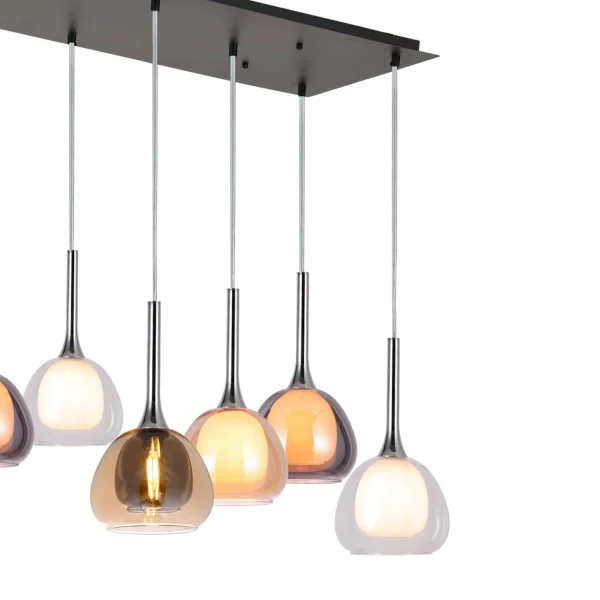 LAMPADA DA SCALA 8 LUCI E14 NOLINA
