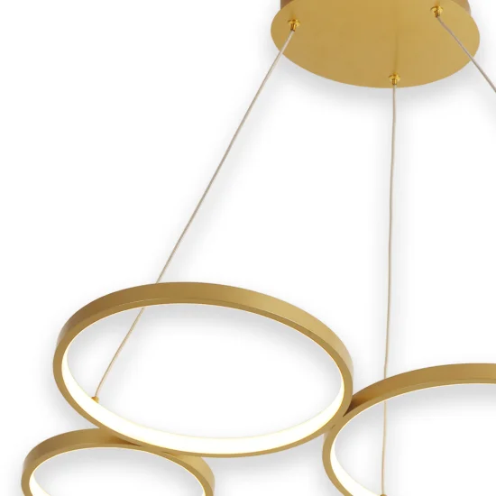 SOSPENSIONE A SOFFITTO LED 65W REGOLABILE ORO SERENA 2