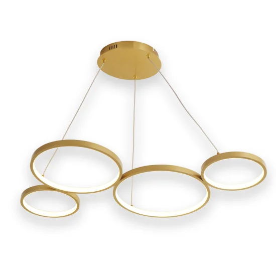 SOSPENSIONE A SOFFITTO LED 65W REGOLABILE ORO SERENA