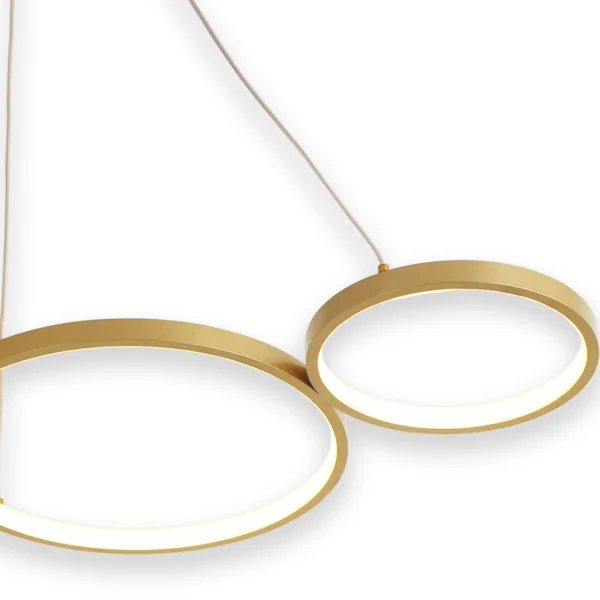 SOSPENSIONE A SOFFITTO LED 65W REGOLABILE ORO SERENA