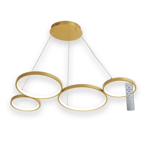 SOSPENSIONE A SOFFITTO LED 65W REGOLABILE ORO SERENA