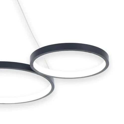 SOSPENSIONE A SOFFITTO LED 65W REGOLABILE NERO SERENA