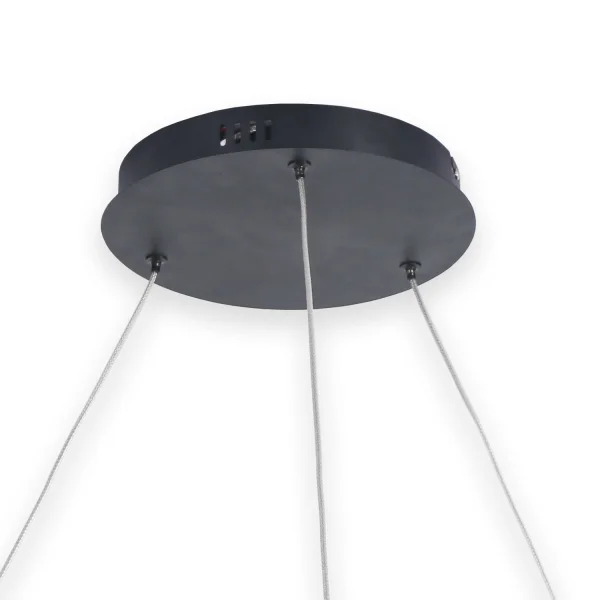 SOSPENSIONE A SOFFITTO LED 65W REGOLABILE NERO SERENA