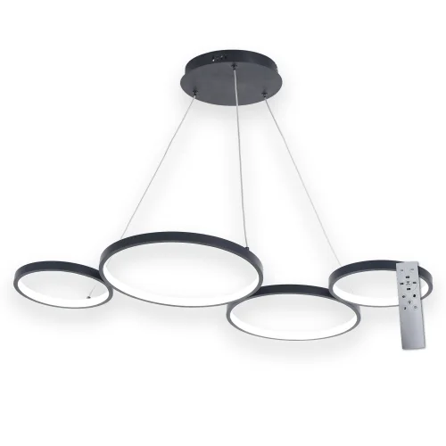 SOSPENSIONE A SOFFITTO LED 65W REGOLABILE NERO SERENA