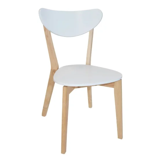 SILLA ALFONS BLANCA/NATURAL